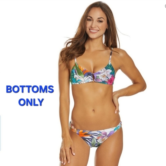 Trina Turk Amazonia California Hipster Bikini Bottom Size 2 Size 4 - Picture 7 of 16